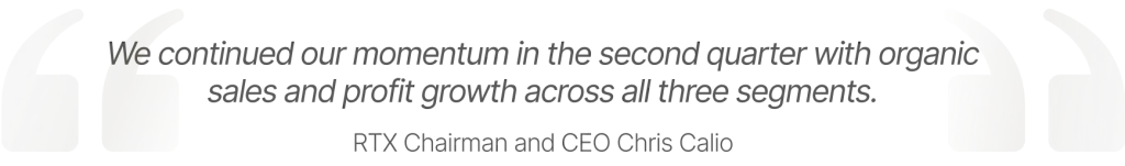 Q2 momentum with organic sales growth